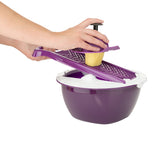 Borner Multimaker - tinted: Bowl with keep-fresh lid, sieve and Multiplate